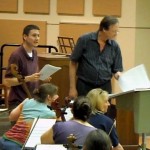 Tim Jansa during rehearsals with the Dekalb Symphony Orchestra (June 2011)